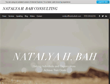 Tablet Screenshot of natalyabah.com